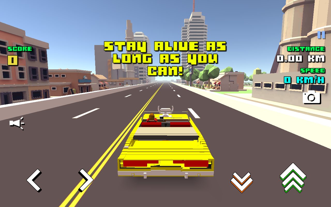 Blocky Car Racer(像素城市赛车解锁全部车辆版) 1.29安卓版
