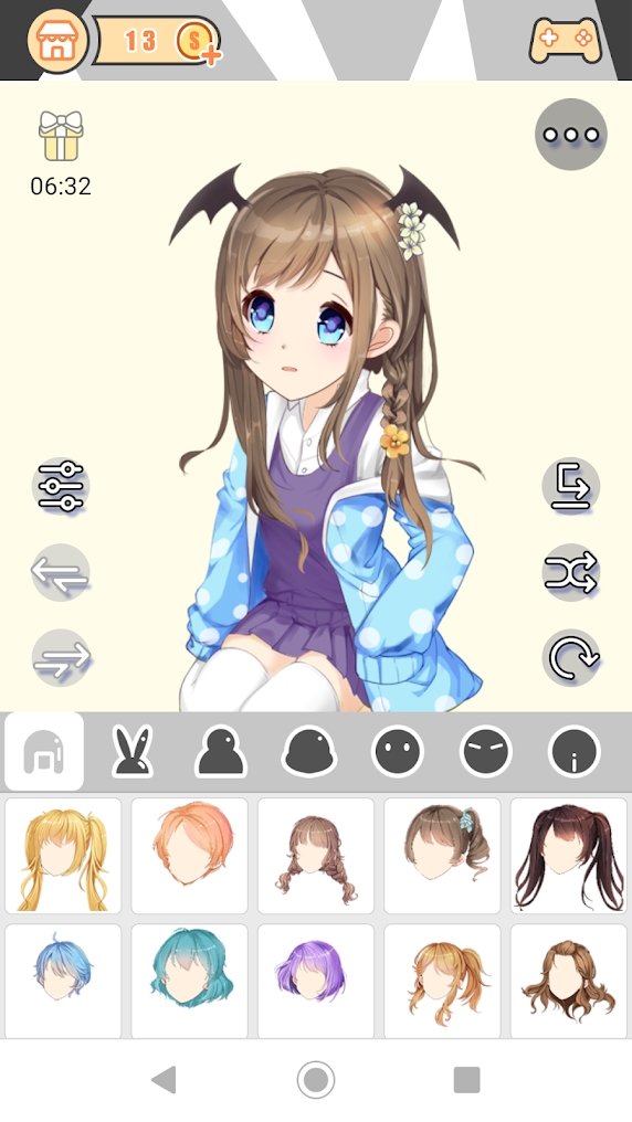 动漫萌娘换装全物品解锁版 1.0.0最新版