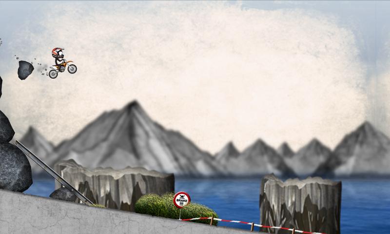 Stickman Downhill - Motocross(火柴人坡道飙车摩托车关卡解锁版) 4.1安卓版