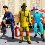 FIRE TRUCK 911 RESCUE & AMBULANCE 1122 RESCUE GAME （消防员紧急救援无条件解锁车辆版） 3.3安卓版