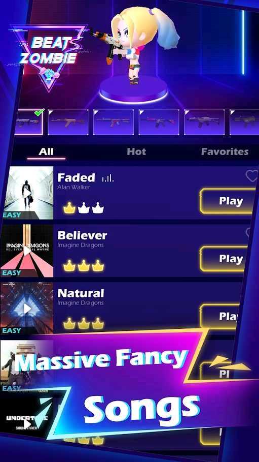 BeatZombie(击败僵尸节奏射击解锁武器皮肤版) 1.1.4破解版