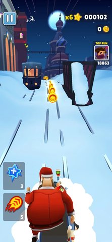 地铁跑酷雪地地图(Subway Surf)
