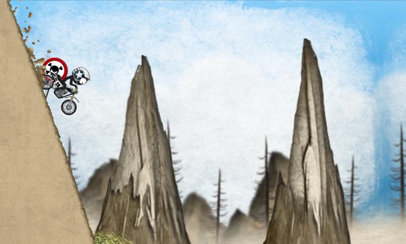 Stickman Downhill - Motocross(火柴人坡道飙车摩托车关卡解锁版) 4.1安卓版