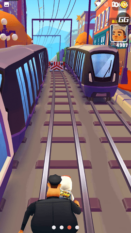 地铁跑酷自由切换地图版(Subway Surf)