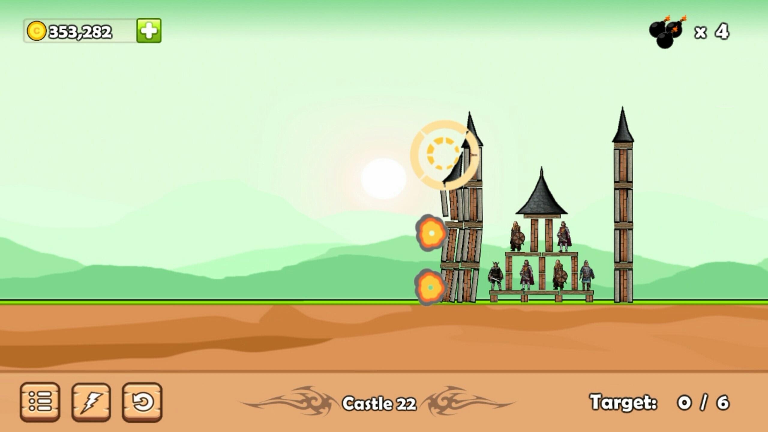 CastleDown(城塌弹弓围攻解锁关卡版) 1.56大量金币版