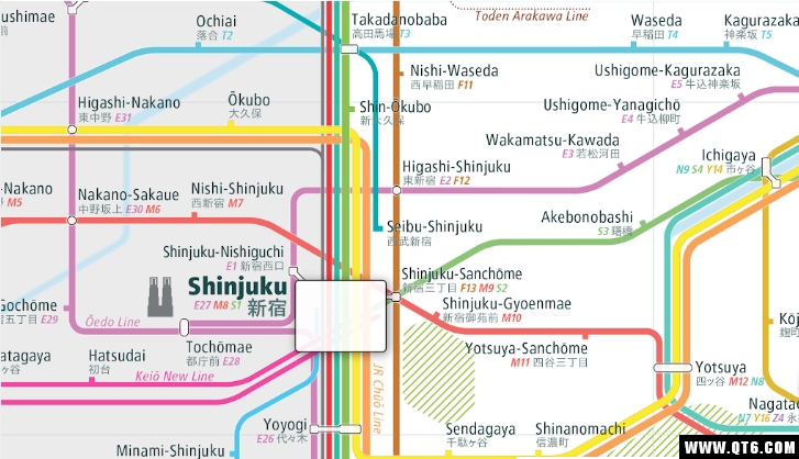 东京铁路地图