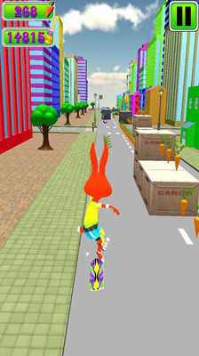 兔子滑板3D酷跑