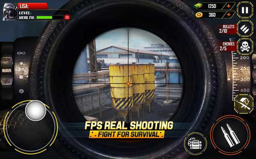 敌人之战(Gun Shooting Mission: Gun Shooter Cover Fire - FPS)