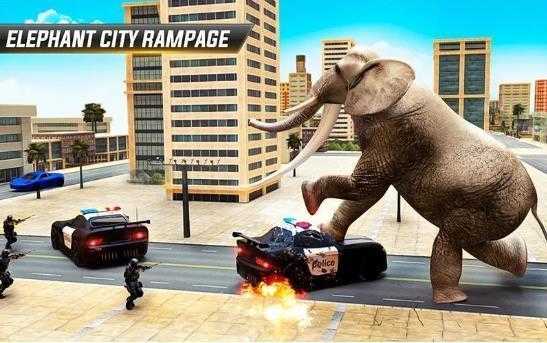 愤怒的大象城市攻击(Angry Elephant City Attack)
