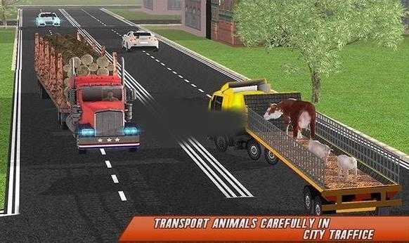 家畜运输卡车(Farm Animal Truck Transporter)
