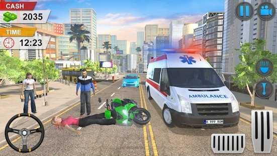 救护车驾驶救援模拟器(Ambulance Driving Rescue Simulator)