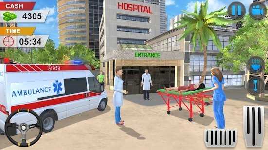 救护车驾驶救援模拟器(Ambulance Driving Rescue Simulator)