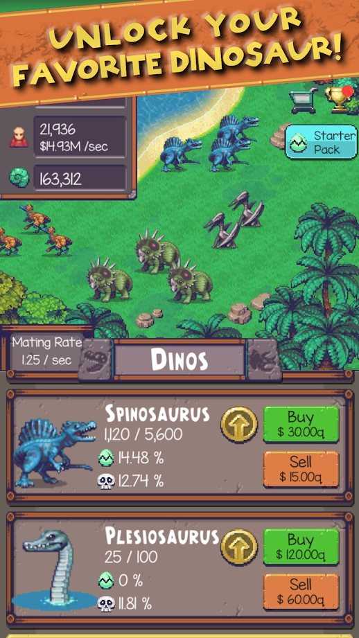 闲置的恐龙公园(Idle Dino Zoo)