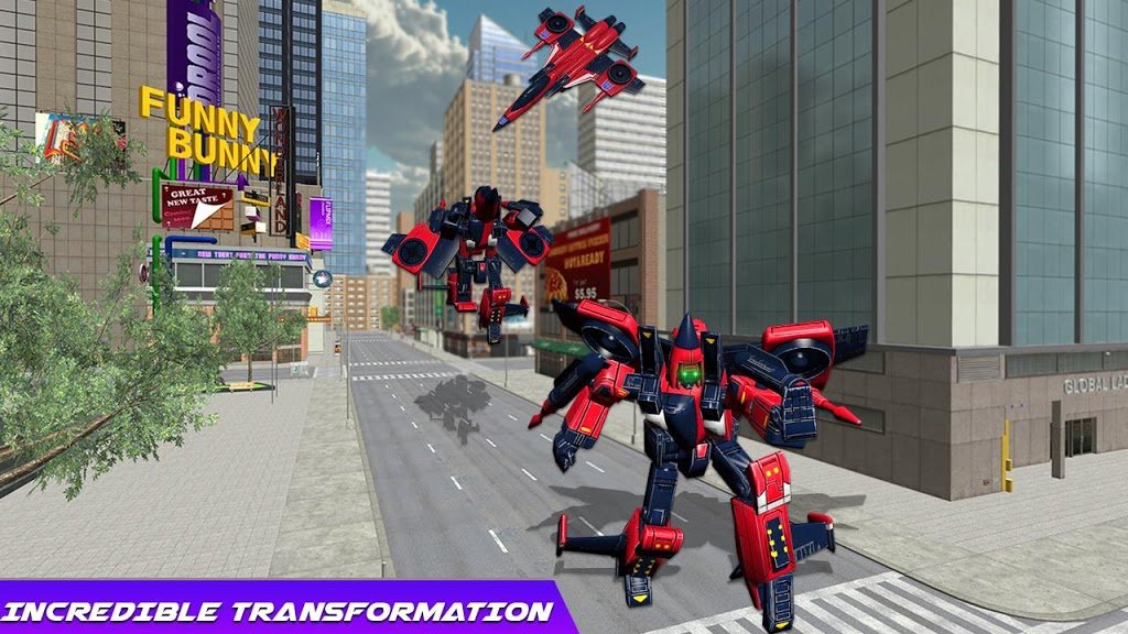 猛禽喷射机器人改造(Kangaroo Robot Transform)