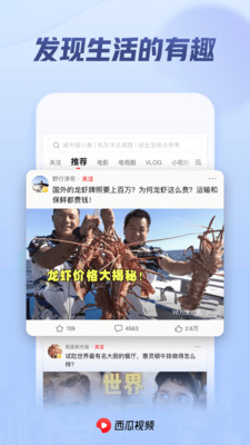 西瓜视频2022年最新版本