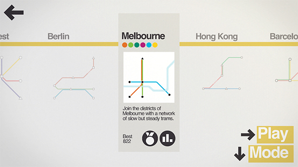 迷你地铁（Mini Metro）