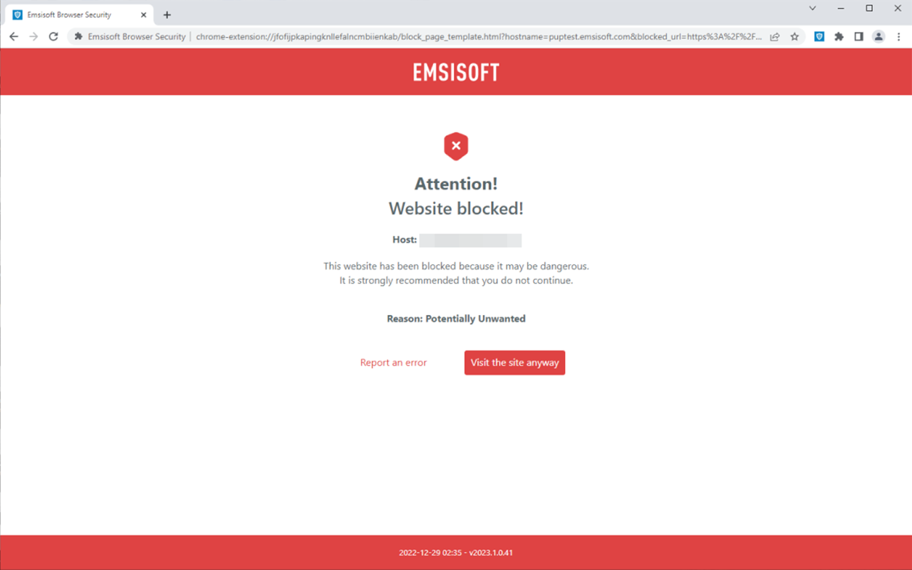 Emsisoft Browser Security