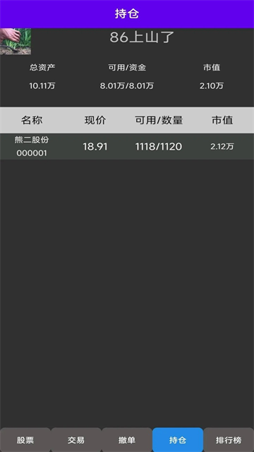 真实炒股模拟器
