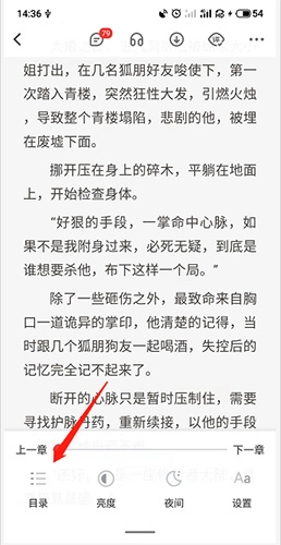 纵横小说怎么看章节目录2