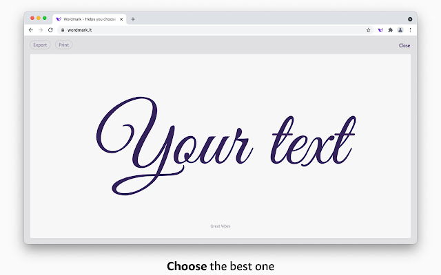 Wordmark Extension