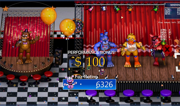 玩具熊午夜后宫6(FNaF 6: Pizzeria Simulator)