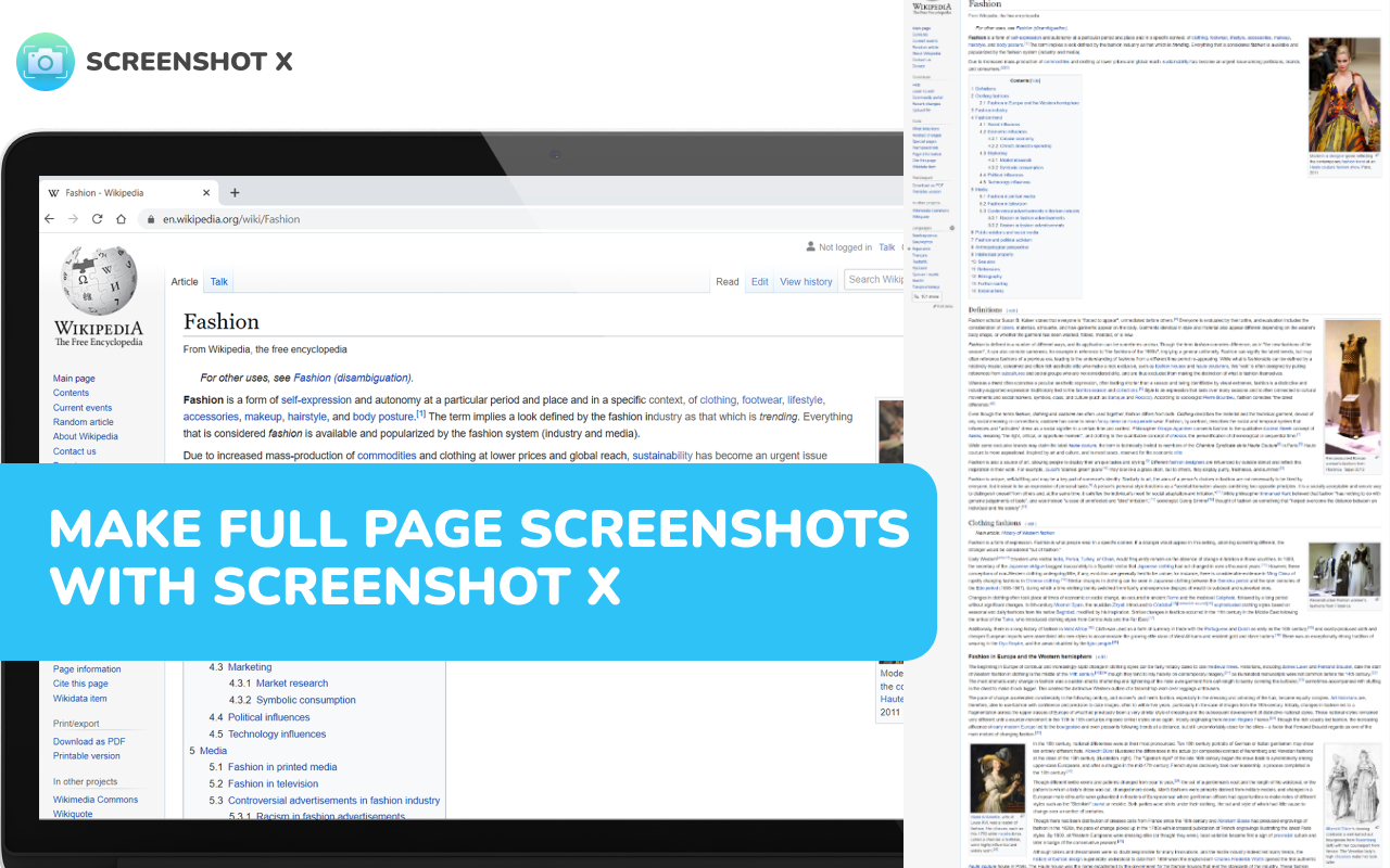 Screenshot X
