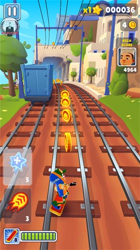 地铁跑酷鳄鱼定制版本(Subway Surf)