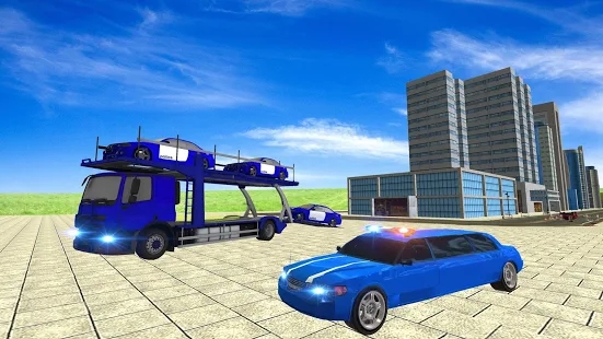 美国警察豪华轿车运输机(US police Limo Car Transporter G)