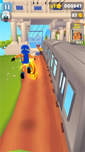 地铁跑酷鳄鱼定制版本(Subway Surf)