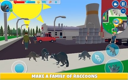 浣熊冒险模拟器Raccoon Adventure: City Simulator 3D
