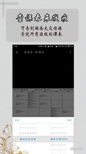 掌上大众-查课表